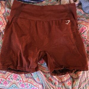 Gymshark Vital Seamless 2.0 Short in Burnt Orange Size XL